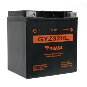Yuasa GYZ32HL AGM 12 Volt Automotive Battery, 500 CCA, Top Post