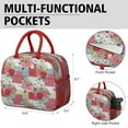 thumbnail image 6 of Obrewu Pioneer Flower Lunch Bag for Adult, Insulated, Leakproof, Oxford Cloth, 6 of 7