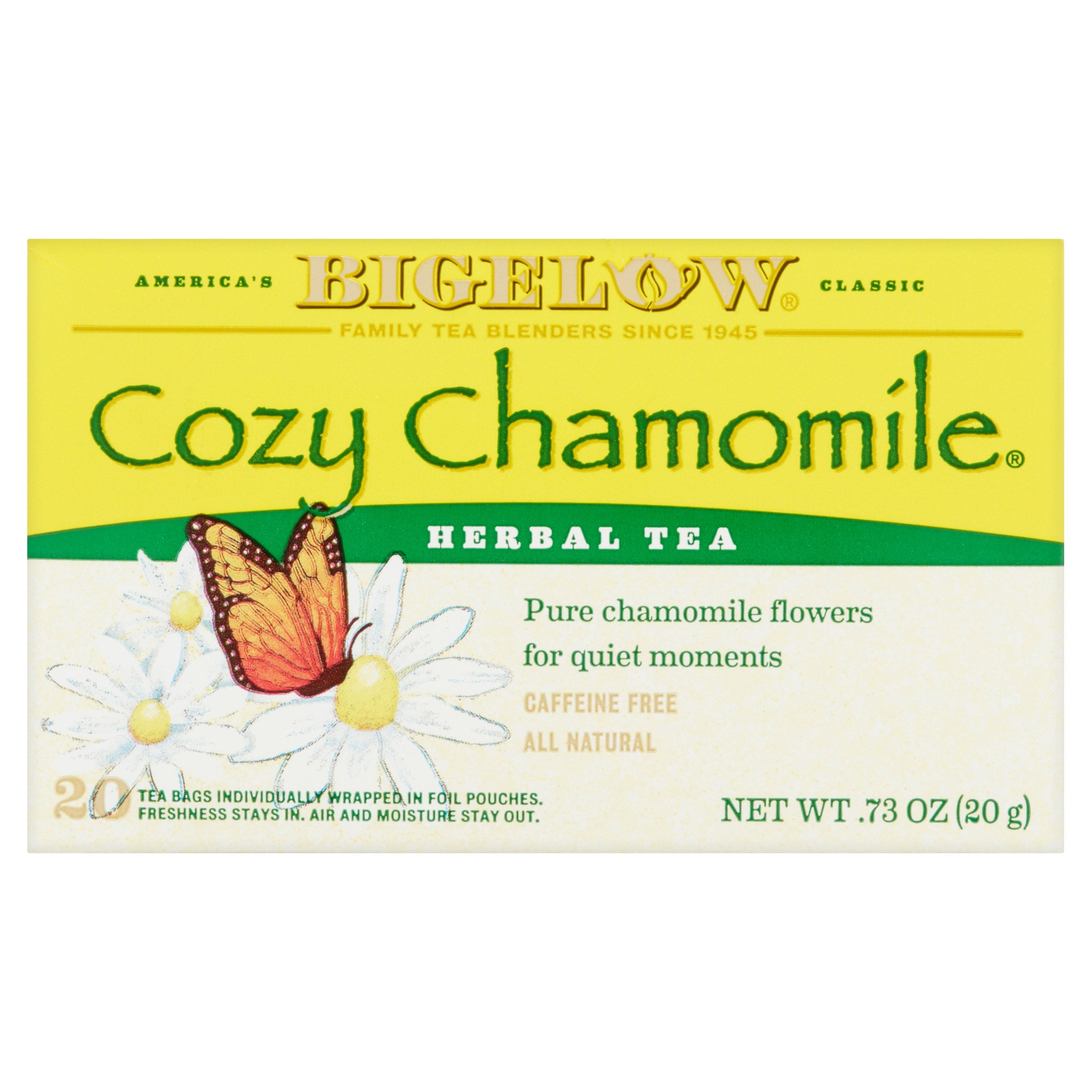 Bigelow Caffeine Free Cozy Chamomile Herbal Tea Bags, 20 ct by RC Bigelow, Inc.