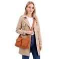 thumbnail image 5 of Gustave Nylon Crossbody Bag for Women Lightweight Water‑Resistant Travel Purse Shoulder Messenger Handbag with Anti Theft Pocket - Orange, 5 of 8