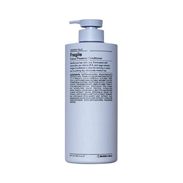 Acondicionador preservador DE COLOR J Beverly Hills Frágil Azul 32 oz