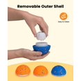 thumbnail image 4 of IPX7 Waterproof Smart Interactive Dog & Cat Toy Ball - ETPU Bite-Resistant Bionic Pet Toy with 3 Auto Modes (Roll, Bounce, Spin) for Medium/Large Dogs, Anti-Slip Paw-Safe Design, Long Battery Life,, 4 of 6