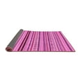 thumbnail image 2 of Ahgly Company Indoor Round Abstract Pink Modern Area Rugs, 7' Round, 2 of 4
