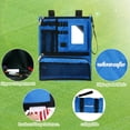 thumbnail image 4 of NAOJIE Golf Accessory Bag,Golf Pouch Bag for Valuables,Golf Cart Hanging Bag Lightweight Folding Storage Bag Portable Golf Cart Accessories with Adjustable Strap(Blue), 4 of 5