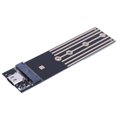 thumbnail image 1 of Adaptador Convertidor Tarjeta M.2 Placa Elevadora A USB 3.1 Tipo C 10 Gbps 6 NGFF B+M Clave SATA/NVME SSD para 2230 2240 2260 2280 M2, 1 of 9