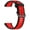 Black + Red, variant on applies Garmin Forerunner165 silicone strap 20mm two-color texture strap 22mm official strap