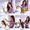 thumbnail image 4 of NEXPURE Hair Dryer, 1875W Ionic Blow Dryer with Diffuser and Concentrator, Fast Drying Low Noise, 3 Heat & 2 Speed Settings, White, 4 of 11