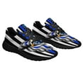 thumbnail image 6 of The Thin Blue Line Police Law Enforcement American flag Eagle Shoes Sneakers Black Size 6, 6 of 7