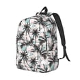 thumbnail image 2 of Balery Hawaii Palms Vintage Canvas Backpack for Men and Women - Large Capacity, Durable Travel Laptop Bag for School, Work, Hiking, and Outdoor Activities, 2 of 7