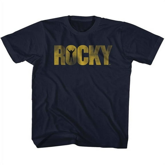 Rocky Rocky Logo Navy Children's T-Shirt