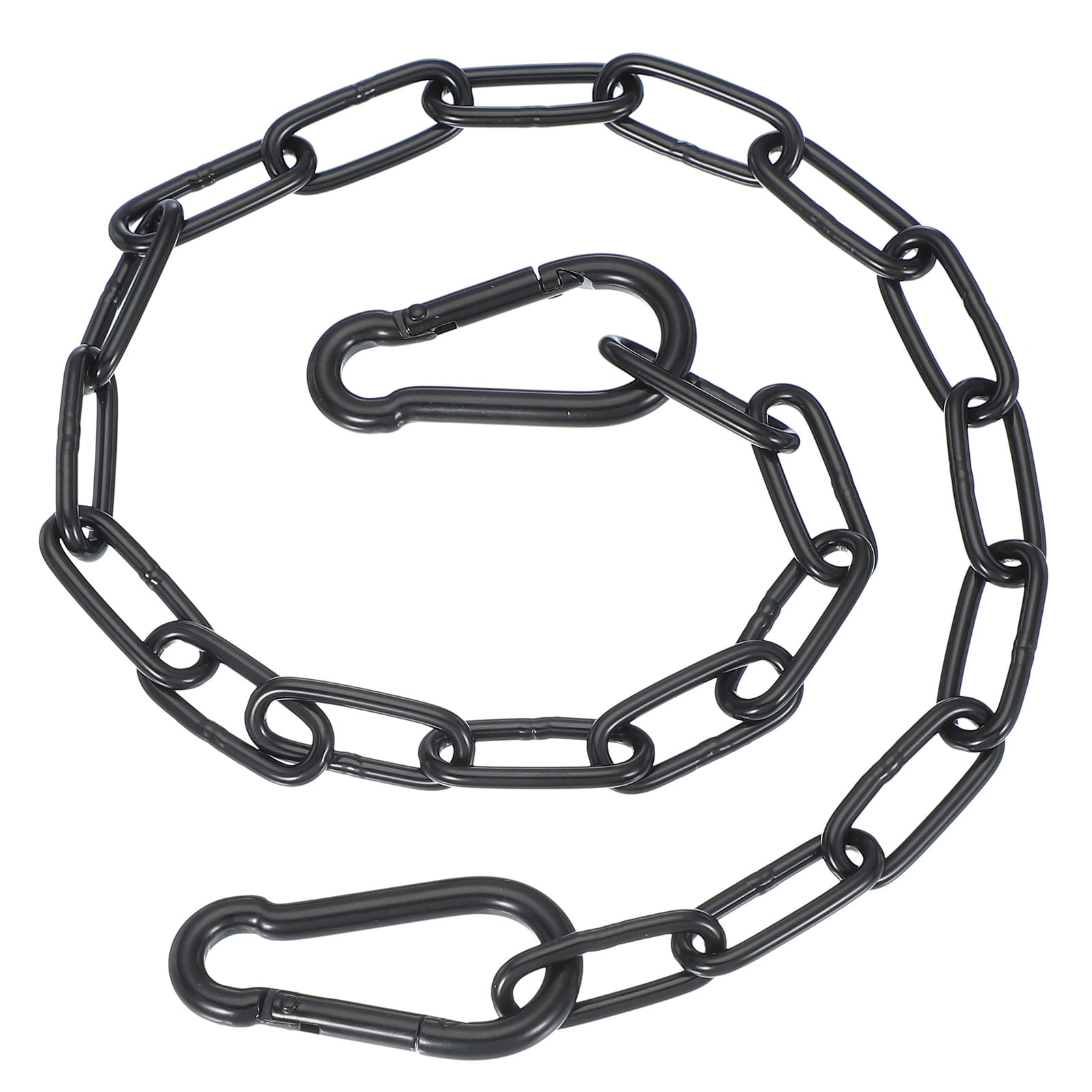 Uxcell Fitness Chain Porch Hanging Swing Chair Chain Heavy Duty Fitness Extension Hammock Hardware Kit Black 1/8 X 20"