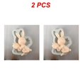 thumbnail image 1 of 1/2PCS Easter Egg Mold Rabbit Silicone Mold Decorative Chocolate Bunny Baking Tool Drip Mold Happy Birthday Party Decor, 1 of 5