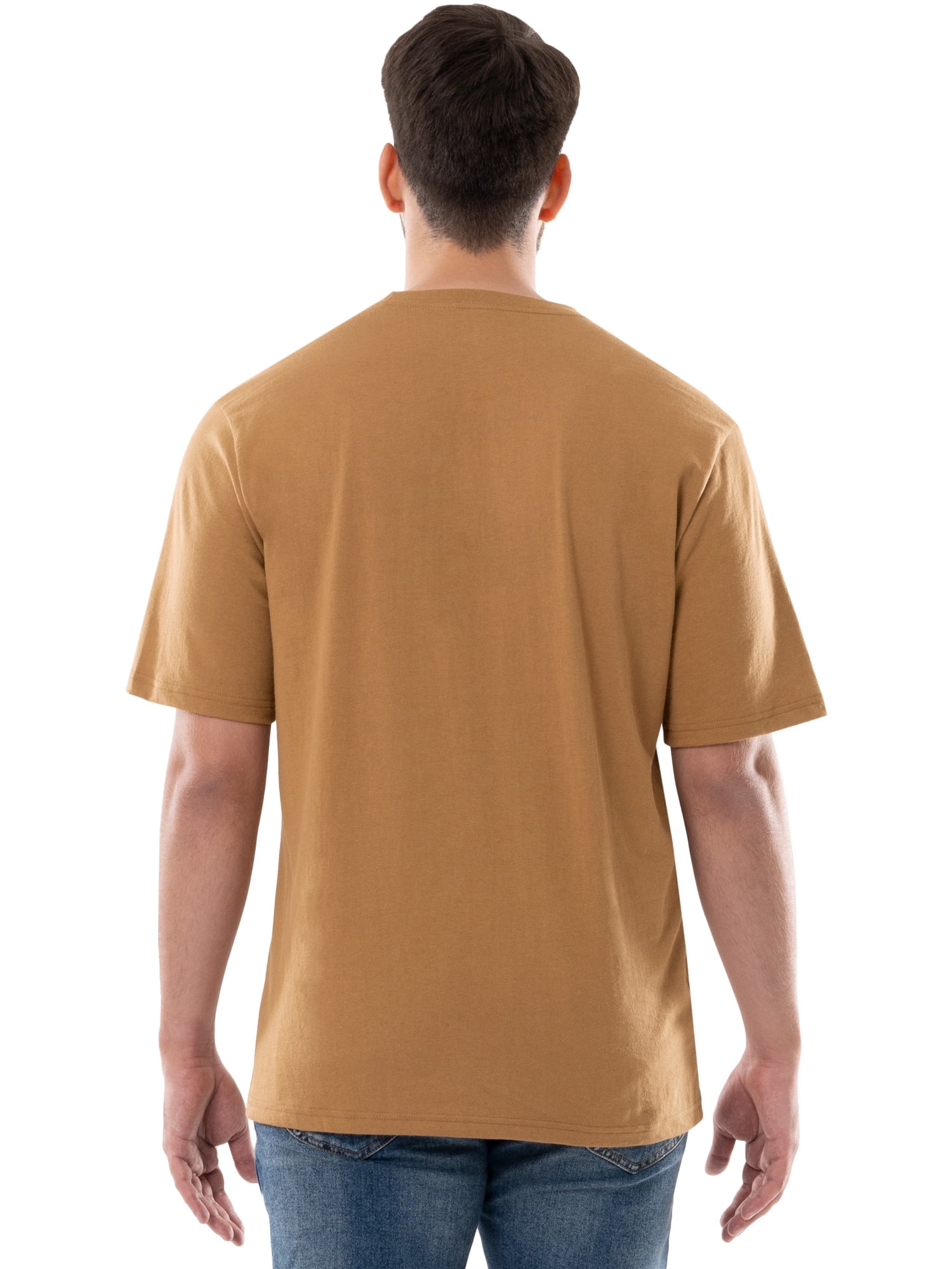 Brahma Men's Short Sleeve Workwear T-Shirt, Size S-4XLT (Men's, Big Men's, and Tall)