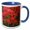 Blue/White, variant on 3drose, Minnesota, Superior National Forest. Fall Colors in Maple Tree., 15oz Mug