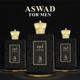 thumbnail image 3 of Aswad by Arif Perfumes – Fresh & Long-Lasting Eau de Parfum for Men – Apple, Bergamot, Sandalwood, Vanilla – Exotic Oriental Fragrance for Men – 3.4 oz, 3 of 7