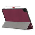 thumbnail image 4 of SaniMore for iPad Pro 11" 4th/3rd/2rd/1st Generation 2022/2021/2020/2018 Case, Auto Sleep/Wake, Rugged PC Case with Tri-Fold Kickstand [Support 2nd Gen Pencil Charging], Fit iPad Air 4/5, Winered, 4 of 11