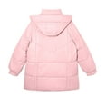 thumbnail image 6 of Women Long Puffer Jacket Winter Coat Thick Warm Quilted Parka High Neck Zip Up Outerwear Oversized Fashion Overcoat, 6 of 6