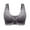 Gray-02, variant on SPZTSX Front Closure Wireless Lace Bras for Women Full Coverage Comfortable No Underwire Push Up Deep V Everyday Bra