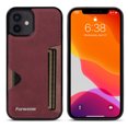 thumbnail image 2 of Feishell Slim Wallet Case for iPhone 11 6.1 inch, Durable Premium PU Leather Back Credit Card Holder Slot Shock-Absorbent Lightweight Ultra Thin Protective Phone Case,Winered, 2 of 8
