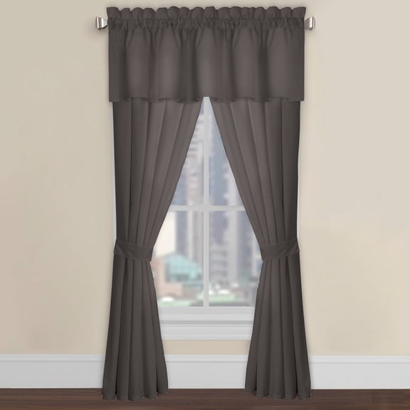 Levinsohn Easy-Care Microfiber Tailored Window Panel and Valance Collection