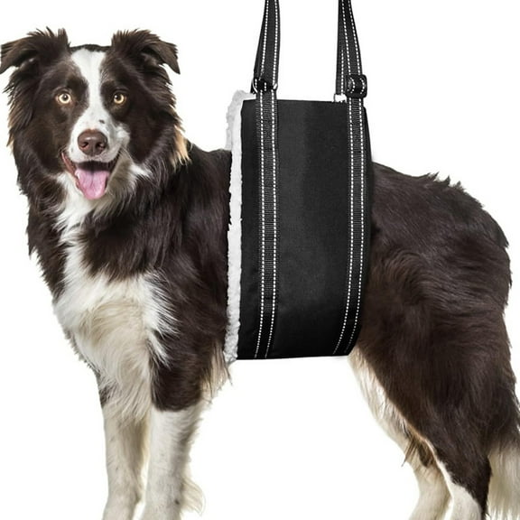 OUNONA Portable Dog Lift Band Rear Support Harness for Injured Dogs Made of Durable Polyester