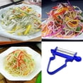 thumbnail image 4 of Trio Peelers with Crinkle Wavy Chopper, FineGood 3 Vegetable Potato Peeler with Stainless Blade, 4 of 5