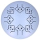 thumbnail image 3 of Instrumento de Percusión Tambor de Lengua de Acero Resistente A La Corrosión Con Bolsa de Aleación de Acero Ti para Principiantes Yoga Meditación para Adultos ANGGREK AA1311, 3 of 8