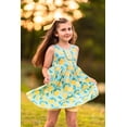 thumbnail image 3 of Millie Loves Lily Girls Mint and Yellow Lemon Print Dress and Short Set, Big Girls, Size 5,2-PCS, 3 of 5