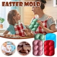thumbnail image 6 of Wovilon Silicone Molds Cake Mold Easter 6 Hole Silicone Mold Diy Dinosaur Eggs Chocolate Mold Baking Tools Baking Mold, 6 of 6