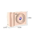 thumbnail image 3 of Meitianfacai Mini Digital Camera HD 8MP Digital Camera for Kids Compact Digital Camera 8X Digital Zoom Point and Shoot Camera Portable Camera for Teens Students Boys Girls,Pink, 3 of 8