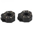 thumbnail image 3 of Cubierta de Portal de nudillo de dirección de control remoto, cubierta de carcasa de accionamiento de Portal exterior de latón resistente para coche Traxxas RC, 2 uds., 3 of 10