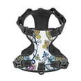 thumbnail image 4 of Lsque Flowers and Butterflies Dog Harness, No-Pull Pet Harness with 2 Leash Clips, Adjustable Soft Padded Dog Vest with Easy Control Handle for Large Dogs-Medium, 4 of 9