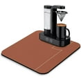 thumbnail image 1 of Coffee Bar Mat Accessories for Countertop Absorbent Hide Stain Rubber Backed Dish Drying Mats for Kitchen Counter Draining Pad Decor Gift Fit Under Coffee Maker Coffee Pot Espresso Machine (18x16in), 1 of 5