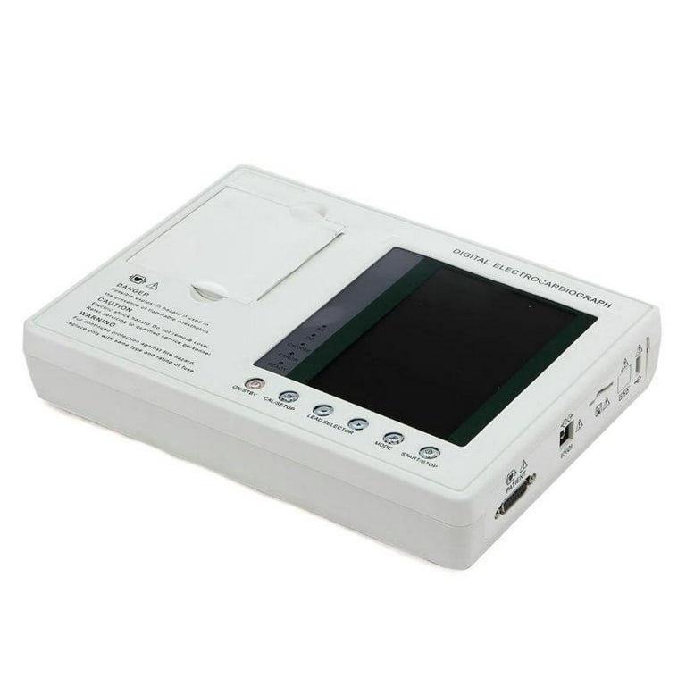 Máquina digital de ECG-MK1203C, electrocardiógrafo portátil, 3 CANALES, 12  Plomo, ECG/EKG, precio - AliExpress