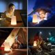 thumbnail image 4 of Luz de noche LED, lámpara de noche colorida, luz de noche táctil con 13 colores cambiantes, lámpara de mesa recargable con luz blanca cálida para dormitorio, habitación de bebé y sala de estar., 4 of 5