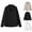 (Casual 88)Black, variant on DayScoop Mens Casual Shirt Long Sleeve Blouse Fashion Solid Color Summer Turndown Colla Pocket Button Jacket Tops Tees Plus Size