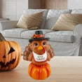 thumbnail image 5 of nvzhuang Thanksgiving Turkey Pumpkin Table Decor Colorful Resin Figurine for Holiday Festival Celebration, 5 of 6