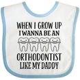 thumbnail image 3 of Inktastic Future Orthodontist Baby Boys or Girls Baby Bib, 3 of 4