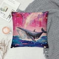 thumbnail image 2 of Nawypu Throw Pillow Covers,Pillow Cases Standard Cartoon Dolphin Colorful Pattern, 2 of 5
