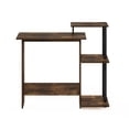 thumbnail image 3 of Furinno Efficient Home Laptop Notebook Computer Desk in Amber Pine/Black, 3 of 6