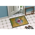 thumbnail image 4 of Day of the Dead Flowers Skull  Doormat 24x36, 4 of 4