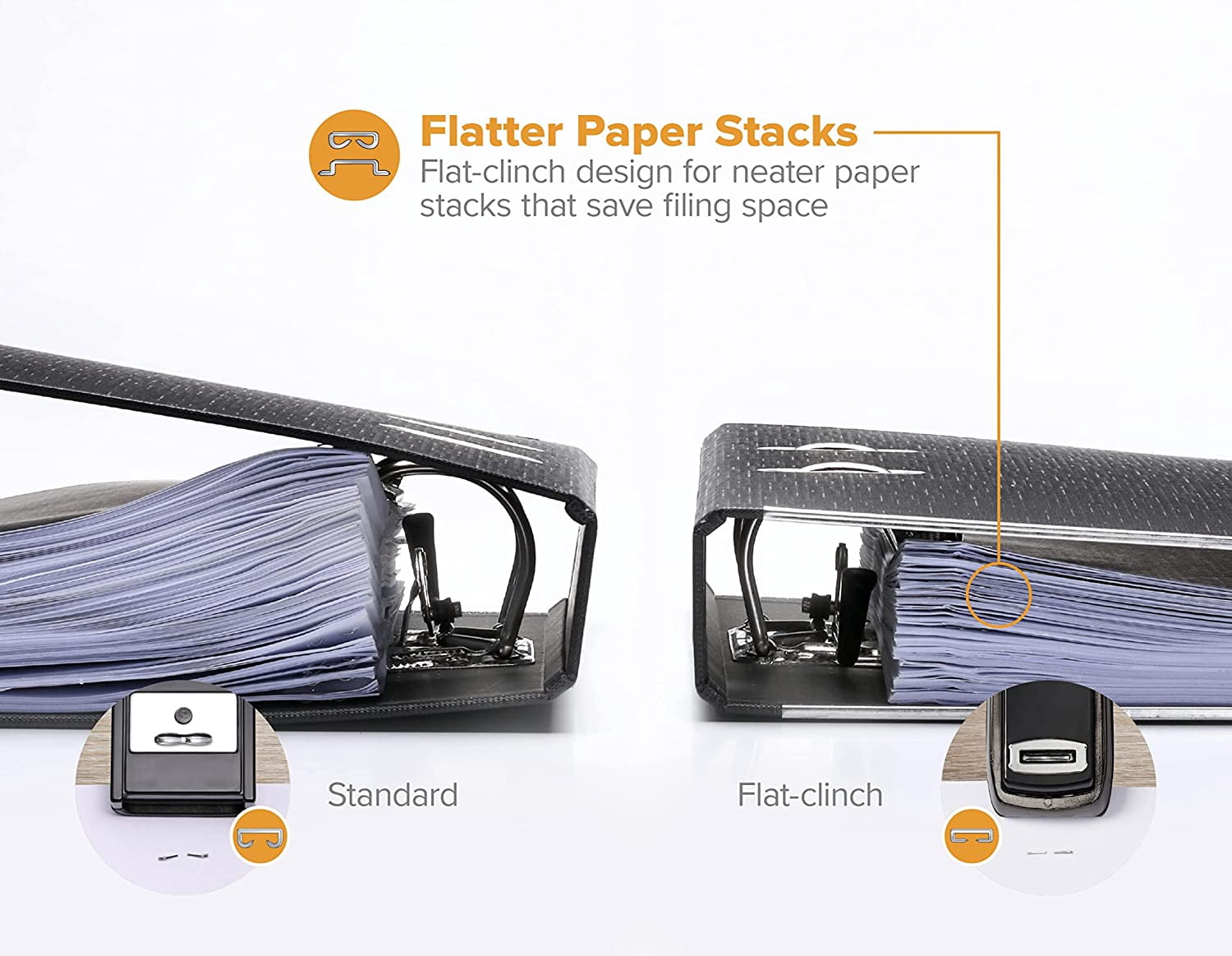 Bostitch Office Heavy Duty 40 Sheet Stapler, Antimicrobial Protected, Full-Strip, Black Chrome