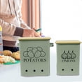 thumbnail image 4 of Juego de 2 latas de cocina para almacenar verduras para patatas, cebolla y ajo Gdfjiy, 4 of 7