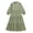 1-Light Green1172, variant on Kiijoy Girls Long Sleeve Shirt Dress Solid Loose Tiered Maxi Dress, Sizes 5-14