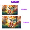 thumbnail image 5 of Hello Fall Pitbull Football Welcome Autumn with Leaves Pumpkins Indoor Rug Terrier Dog Lover Carpet Living Bed Room Sofa Home Decor - 00012, 5 of 5