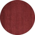 thumbnail image 1 of Ahgly Company Indoor Round Abstract Red Modern Area Rugs, 6' Round, 1 of 4