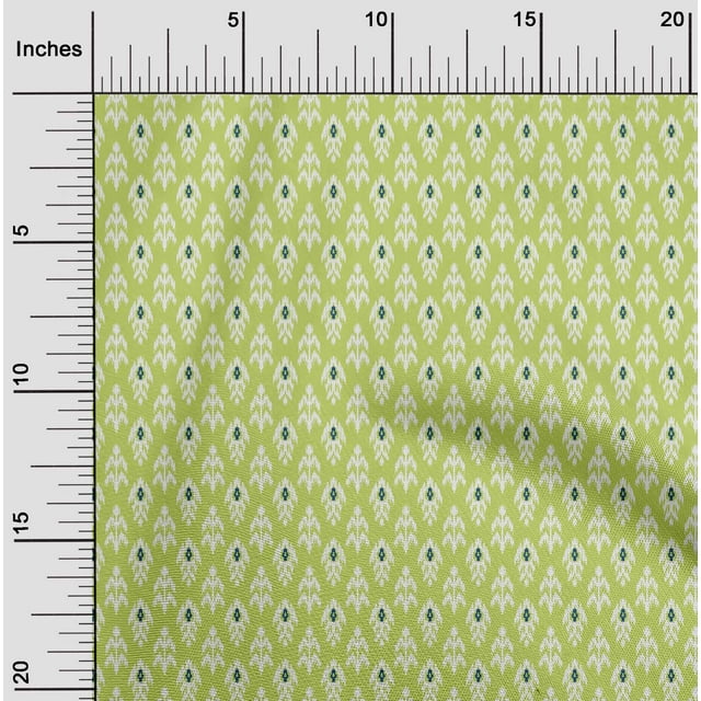 oneOone Cotton Silk Fabric Ethnic Ikat Print Fabric BTY 42 Inch Wide