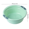 thumbnail image 3 of Tauxra Thickened Double Handled Plastic Multi Purpose Basin For Bathroom Dormitory Kitchen, 3 of 6