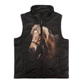 thumbnail image 4 of chaqlin Horse Vest for Girls 5-6 Black Sleeveless Full Zipper Vests Kids Vest Coat with Pockets Fall Winter Outfits, 4 of 6