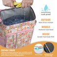 thumbnail image 2 of Travel Cooler Bag - Shih Tzu Dog and Floral Camping Beer Cooler Backpack with Bottle Opener- Waterproof Insulated Picnic Backpacks - Cooler Bag for Beach, 2 of 6